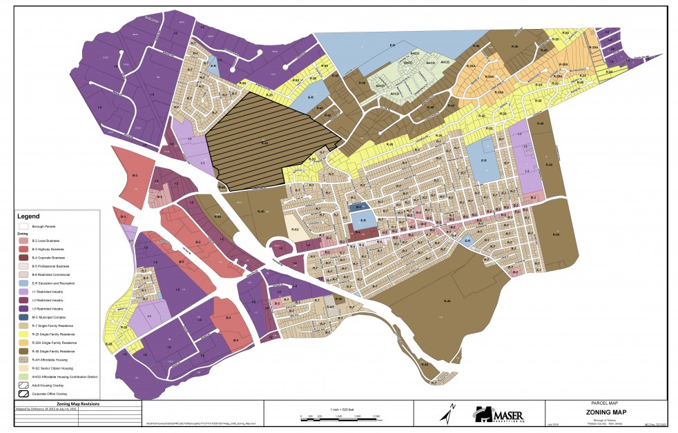 Master Plan Reexamination Report & Zoning Map Maser Consulting PA